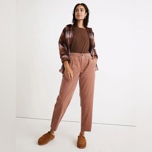Madewell Corduroy Pull-On Mid-Rise Jogger Pants size Medium